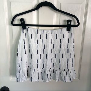 emory park White Printed Skirt